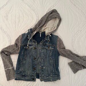 Free People Denim & Knit Jacket
